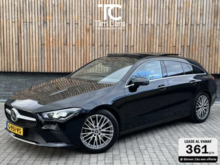 Mercedes CLA-klasse Shooting Brake 200 Automaat | Panoramadak | Leer/stof bekleding | Stoelverwarming | Trekhaak elektrisch uitklapbaar| Getint glas | Cruise control adaptief | Digitale cockpit | Achteruitrijcamera