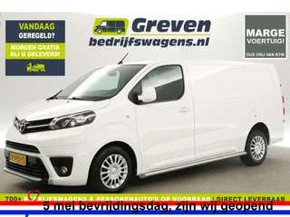 Toyota ProAce Worker 2.0 D-4D L3H1 | Marge | 177PK Automaat Airco Cruise Navigatie PDC Elektrpakket Sidebars Schuifdeur