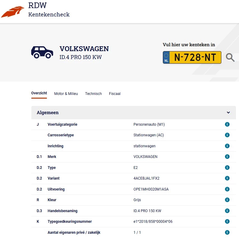 Hoofdafbeelding Volkswagen ID.4
