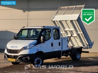 Iveco Daily 35C16 3.0L Kipper Dubbel Cabine 3500kg trekhaak Airco Cruise Camera Navi Tipper Benne Kipper Airco Dubbel cabine Trekhaak Cruise control