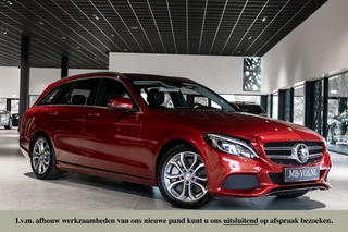 Mercedes-Benz C-Klasse Estate 350 e Lease Edition Distronic|Burmester|Leer|Trekhaak|Camera|Luchtvering|Sfeerverlichting