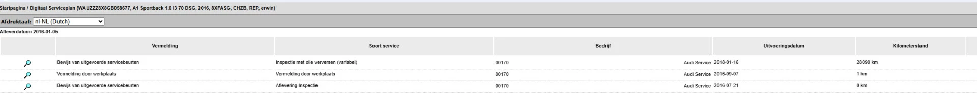 Hoofdafbeelding Audi A1 Sportback