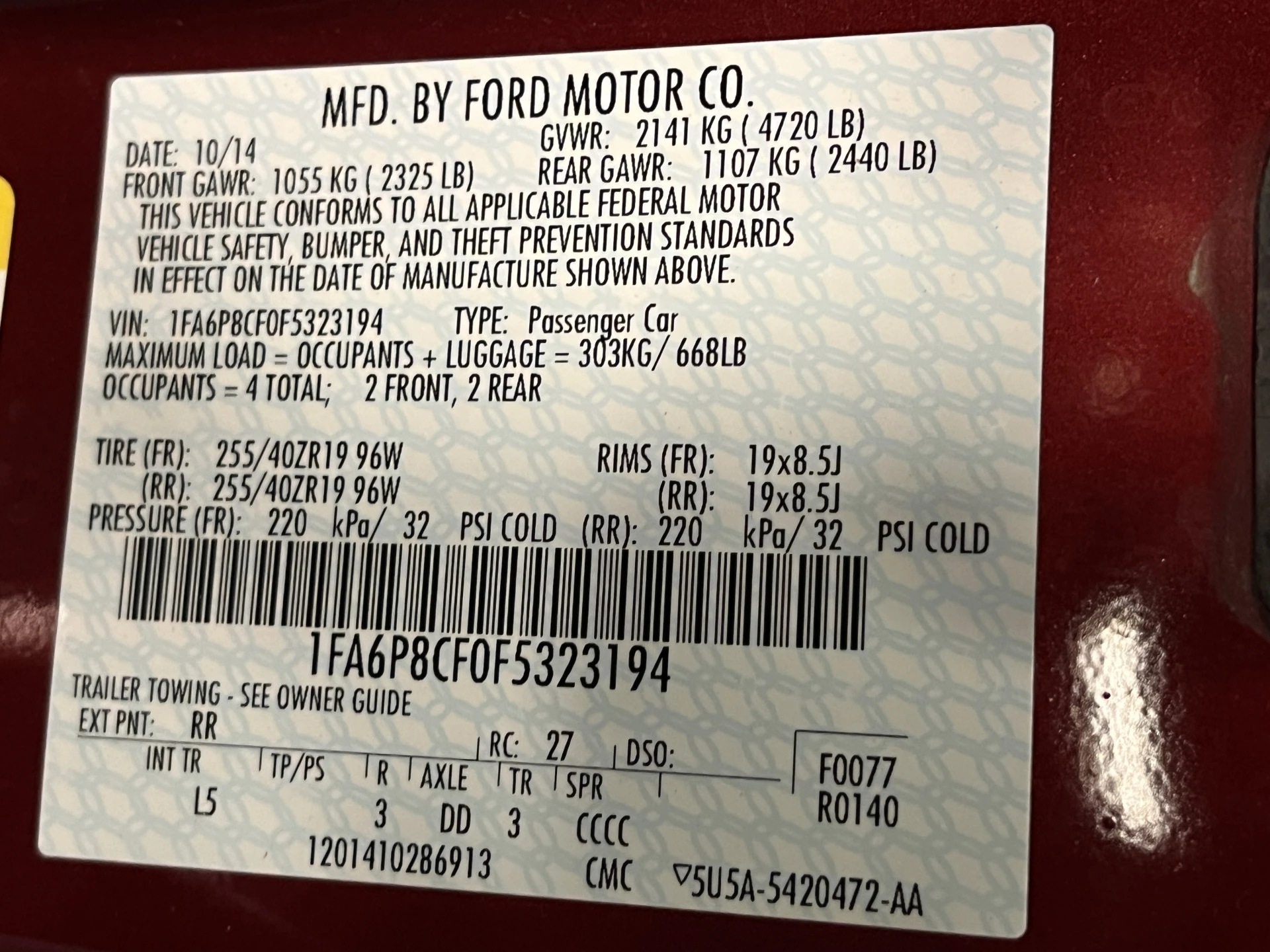 Hoofdafbeelding Ford Mustang