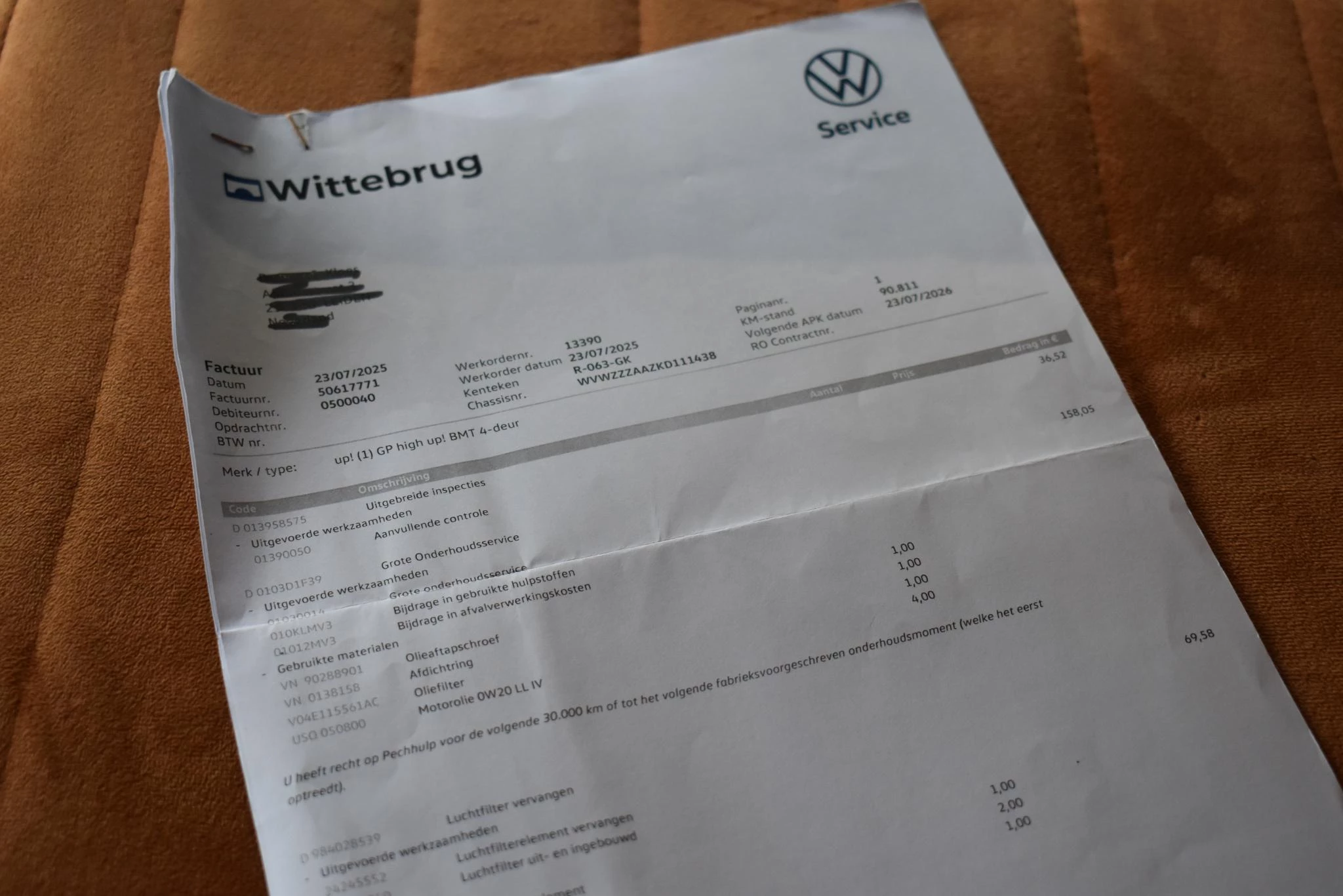 Hoofdafbeelding Volkswagen up!