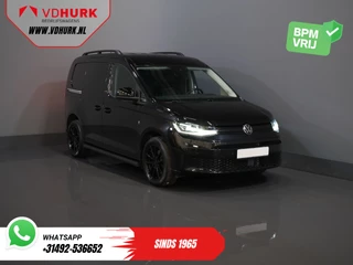 Volkswagen Caddy Cargo 2.0 TDI 125 pk DSG Aut. BPM VRIJ! Black Edition/ LED/ Virtual Cockpit/ Leder/ Adapt. Cruise/ Carplay/ Stoelverw./ Camera