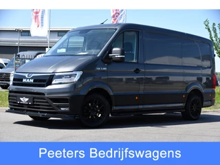 MAN TGE 3.180 2.0 L3H2 PB Edition Camera, Cruise, Carplay, LED, Clima, Stoelverwarming, Trekhaak, Standkachel, Uniek!