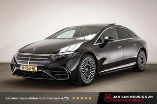 Hoofdafbeelding Mercedes-Benz EQS Mercedes-Benz EQS 580 4MATIC AMG Line 108 kWh | SOH 98% | PANORAMADAK | STUURVERWARMING | STOELVENTILATIE | CARBON | TREKHAAK | HIPERSCREEN
