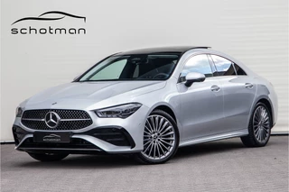 Hoofdafbeelding Mercedes-Benz CLA Mercedes-Benz CLA 250 e AMG Facelift, Panorama, Burmester, Memory, Sfeerverlichting, Hybrid 2024