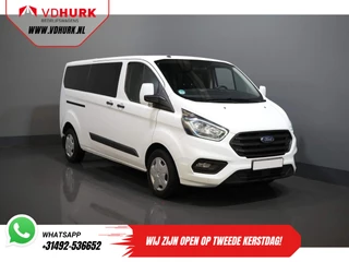 Ford Transit Custom 2.0 TDCI 130 pk L2 € 28.367,- incl. BTW/BPM Combi/ Kombi/ Cruise/ Camera/ PDC V+A/ Airco