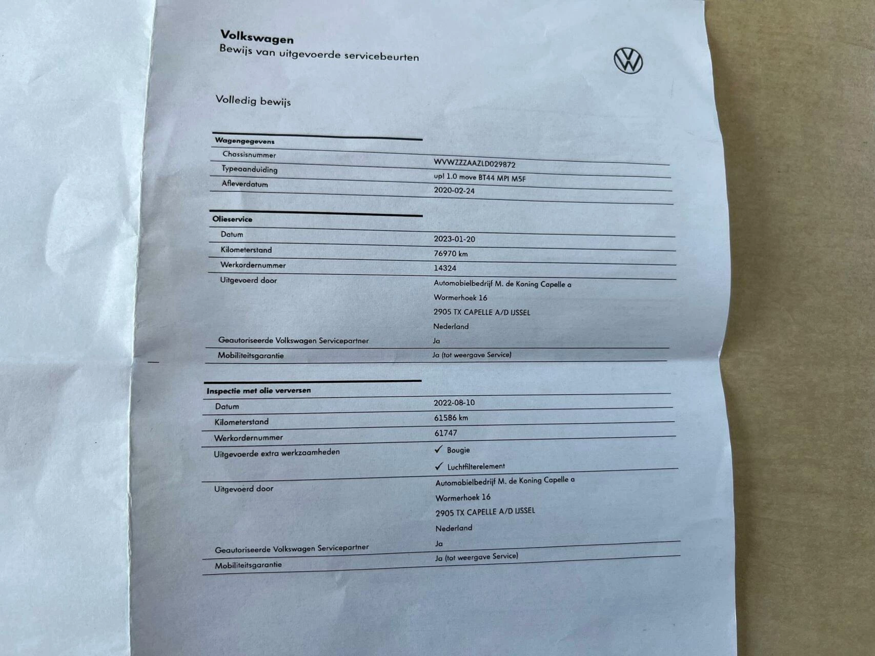 Hoofdafbeelding Volkswagen up!