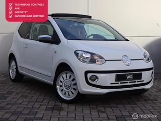 Volkswagen Up 1.0 White! Leer Navi Pano Stoelverwarming PDC