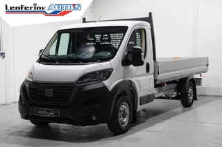 Fiat Ducato 2.2 MJet 140 pk L4 Pick Up / Open Laadbak va 429,- p/mnd, Airco, Cruise Control, 3-Zits, LxBxH 420x202x40 cm Nieuw