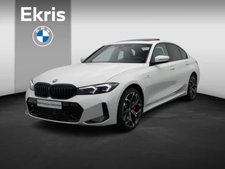 BMW 3 Serie Sedan 330e M Sportpakket Pro | Stuurwielrand Verwarmd | Trekhaak | Geluidswerende Ramen | Schuifdak | Verwarmde Voorstoelen | Parking Assistant | Harman Kardon | 19''