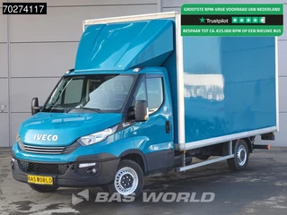 Iveco Daily 35S14 Automaat Bakwagen Laadklep Zijdeur Camera Airco Cruise Meubelbak Koffer 21m3 Airco Cruise control