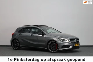 Mercedes-Benz A-klasse AMG 45 4MATIC 361+PK LED/LEER+S.VERWARMING+MEMORY/19" LMV/CAM/CRUISE/ECC/12 MDN GARANTIE!