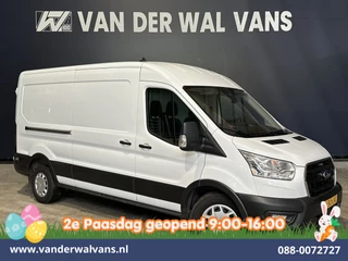 Ford Transit 2.0 TDCI 131pk L3H2 Euro6 *Rijklaar Direct Rijden* Airco | Camera | Navigatie | Android Auto | Cruisecontrol | Parkeersensoren Stoelverwarming, Verwarmde voorruit, Bijrijdersbank