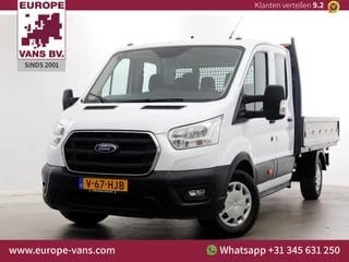 Hoofdafbeelding Ford Transit Ford Transit 350 2.0 TDCI 130pk L3H1 D.C. Trend Open Laadbak Trekhaak 2800kg 11-2021