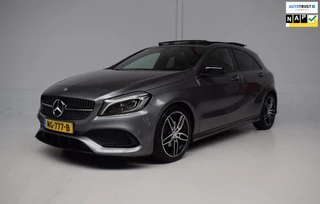 Mercedes-Benz A-klasse 180 AUT AMG ORG.NED, PANORAMADAK, NIGHT-PAKKET, SFEERVERLICHTING, NAP, ORG.NED, VOL-LEDER , DEALER-OH