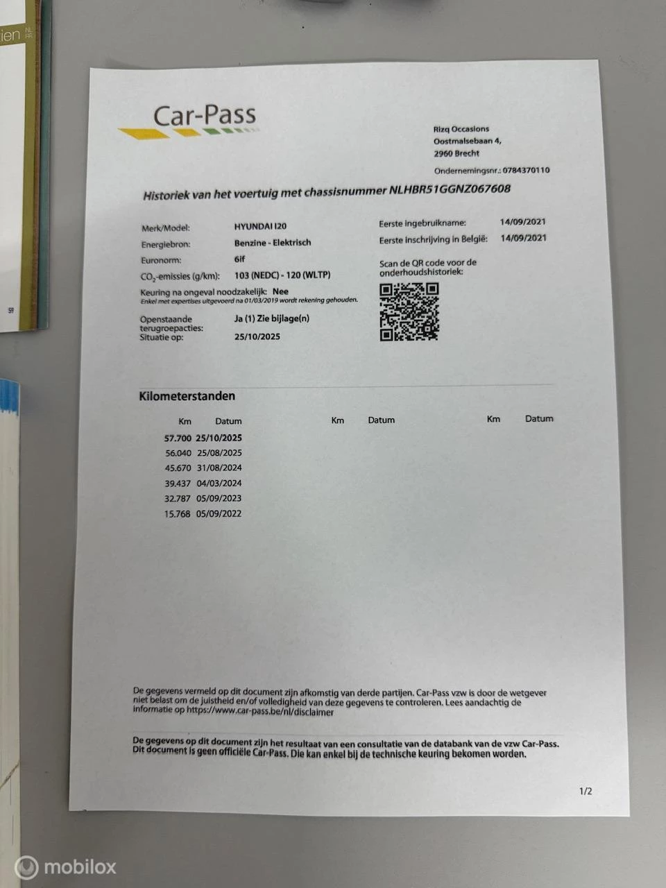 Hoofdafbeelding Hyundai i20