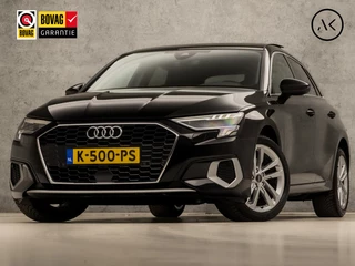 Hoofdafbeelding Audi A3 Audi A3 Sportback 30 TFSI Sport Automaat (SCHUIFDAK, APPLE CARPLAY, GROOT NAVI, ADAPTIVE CRUISE, SFEERVERLICHTING, GETINT GLAS, SPORTSTOELEN, DAKRAILS, LED KOPLAMPEN, NIEUWSTAAT)