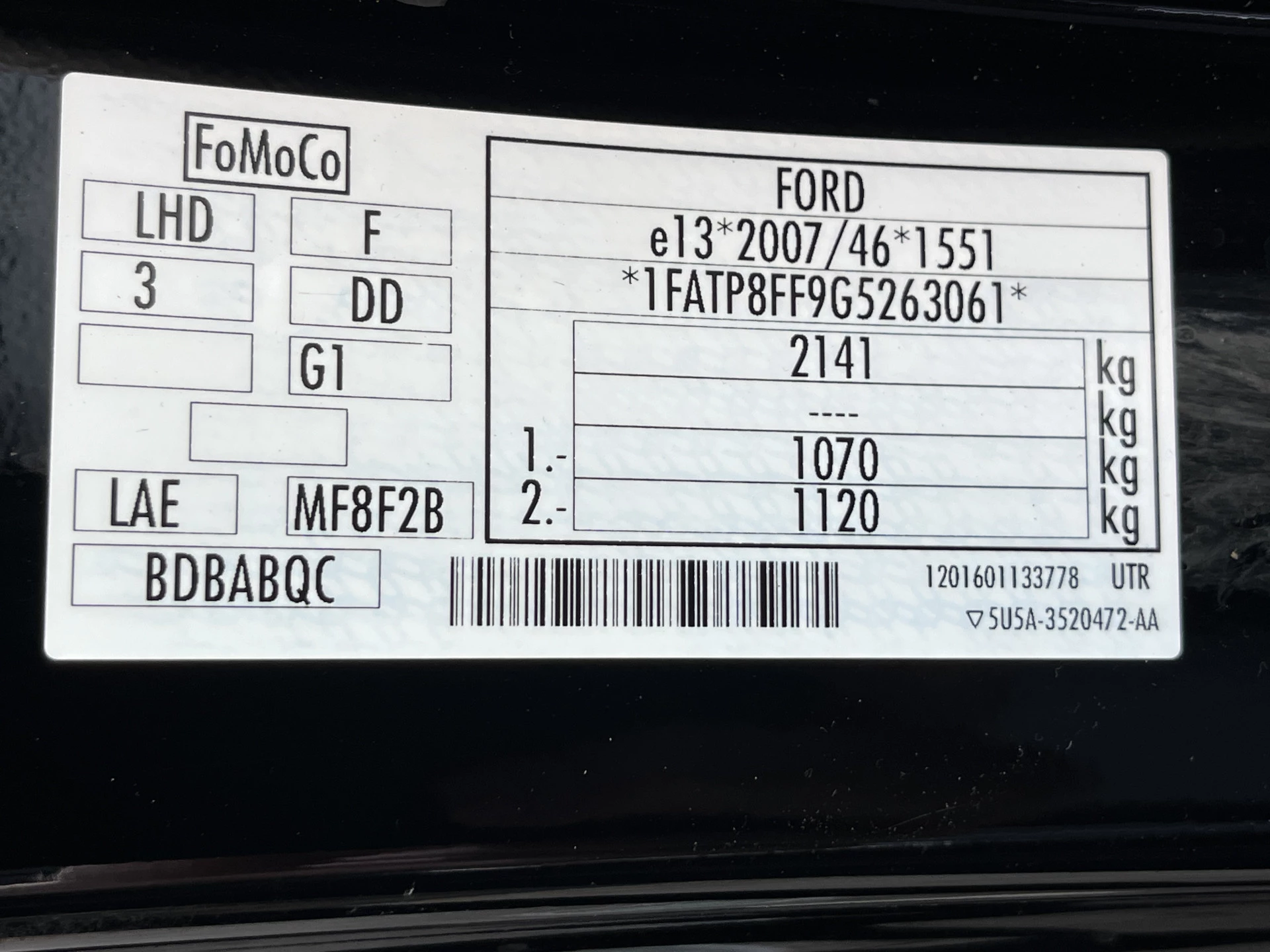 Hoofdafbeelding Ford Mustang