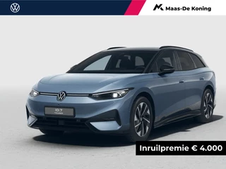 Volkswagen ID.7 Limited Edition 77 kWh accu 286 PK · Achteruitrijcamera · Draadloze telefoonlader · Sfeerverlichting · · Rondomzichtcamera · Stuurwiel verwarmd · Multifunctioneel stuurwiel · Prijs is inclusief inruilpremie ·
