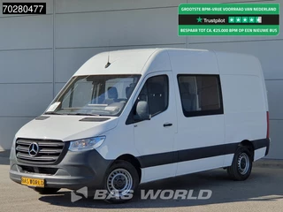 Mercedes Sprinter 314 CDI Automaat Dubbel Cabine 3,5t Trekhaak Airco Cruise Camera MBUX Doka Mixto DC 8m3 Airco Trekhaak Cruise control