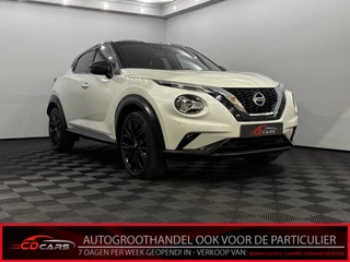 Nissan Juke 1.0 DIG-T Enigma Clima, Navi, Camera, Cruise control, Keyless start, Stoelverwarming, Rijstrook correctie