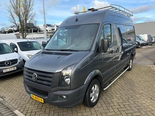 Volkswagen Crafter l2h2 140pk airco navi dub schuifdeur impriaal trap trekhaak 67000km euro6