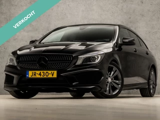 Mercedes-Benz CLA Shooting Brake 180 AMG Sport Automaat (GROOT NAVI, CLIMATE, LEDER/ALCANTARA, STOELVERWARMING, SPORTSTOELEN, SFEERVERLICHTING, GETINT GLAS, XENON, CRUISE, NIEUWE APK, NIEUWSTAAT)