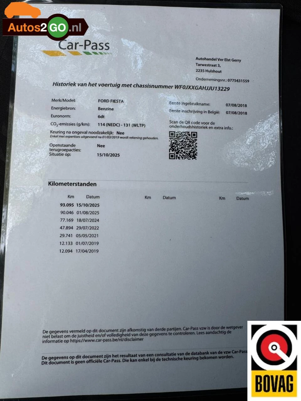 Hoofdafbeelding Ford Fiesta