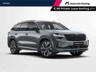 Hoofdafbeelding Škoda Kodiaq Škoda Kodiaq Sportline Business 1.5 TSI PHEV 150 kW / 204 PK SU Panoramisch glazen schuif-/kanteldak | Trekhaak | 3000,- inruilpremie