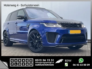Land Rover Range Rover Sport 5.0 V8 576pk SC SVR Carbon-edition 242k Pano Meridian Trekhaak Tanzaniet