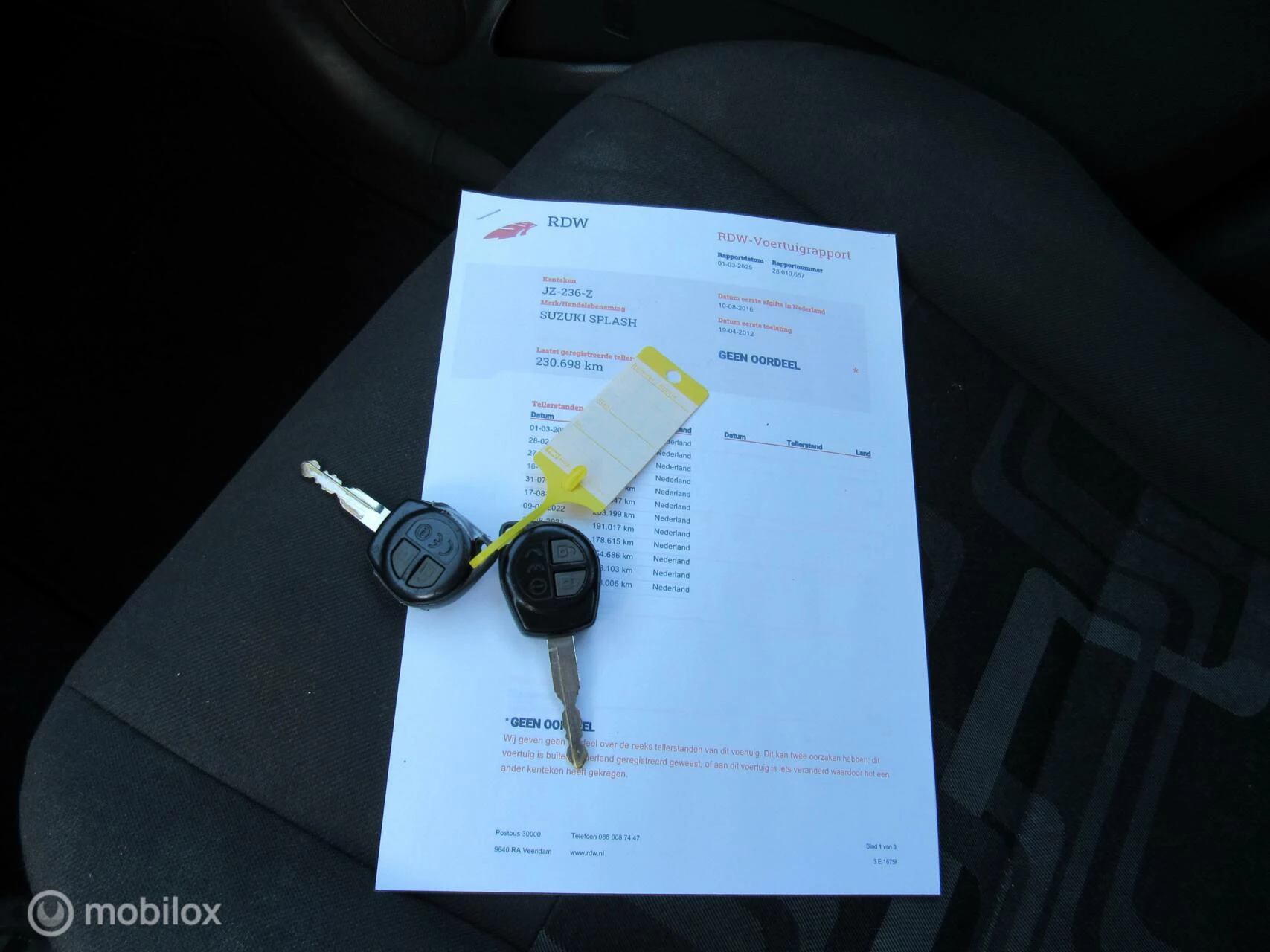 Hoofdafbeelding Suzuki Splash