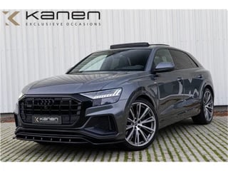 Audi Q8 55 TFSI e Quattro S-Line Pano RS Stoel ACC 360 Head Up Massage Memory Ambient Nachtz. Matrix B&O Luchtv. Softclose Trekhaak