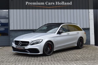 Hoofdafbeelding Mercedes-Benz C-Klasse Mercedes-Benz C-Klasse Estate AMG 63 S 510 Pk 1e Lak Magno Stufe 2 Schaalstoelen HUD Memory Trekhaak Sfeer Nieuwstaat!