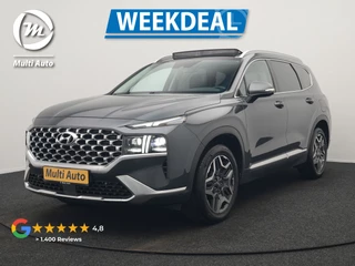 Hyundai Santa Fe 1.6 T-GDI Comfort Smart Sky PHEV 266pk Dealer O.H. | Trekhaak Afn. | Panodak | Adaptive Cruise | Camera | Krell Audio | Lederen Sportstoelen Verwarmd | Apple Carplay | Keyless | Blis | Stuur Verwarmd | Navigatie | DAB | Plug In Hybrid