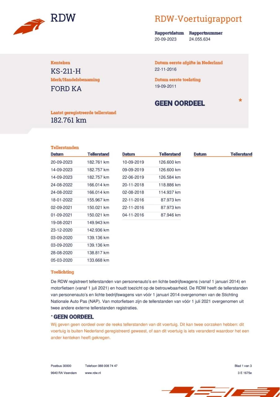 Hoofdafbeelding Ford Ka