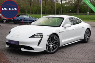 Porsche Taycan Turbo 93 kWh|1 Eig.|Org. NL|Achterasbesturing|Innodrive|Matrix|Sport Chrono|Bijrijdersdisplay|Oleo Leder|Bose|Luchtvering|Full Option|Dealer Onderhouden|Nieuwstaat !!
