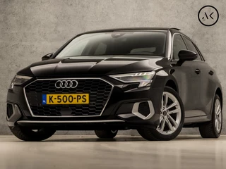 Audi A3 Sportback 30 TFSI Sport Automaat (SCHUIFDAK, APPLE CARPLAY, GROOT NAVI, ADAPTIVE CRUISE, SFEERVERLICHTING, GETINT GLAS, SPORTSTOELEN, DAKRAILS, LED KOPLAMPEN, NIEUWSTAAT)