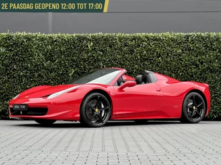 Ferrari 458 4.5 V8 Spider HELE, CARBON, LEDER, CAMERA, KERAMISCH, XENON, ECC-AIRCO, STOELVERWARMING, LICHTMETAAL 20"