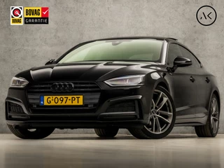 Audi A5 Sportback 40 TFSI S-Line Sport 191Pk Automaat (SCHUIFDAK, VIRTUAL COCKPIT, HEAD-UP DISPLAY, BANG&OLUFSEN, SFEERVERLICHTING, LEDER, CAMERA, MATRIX LED, GETINT GLAS, ZWART HEMEL, NIEUWSTAAT)