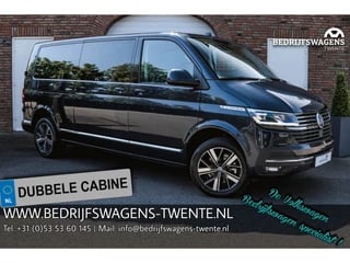 Volkswagen Caravelle T6.1 Caravelle 2.0 TDI 204 PK DSG L2H1 DUB/CAB A-Deuren ACC | LED | Leder | Apple Carplay/ Android Auto | Privacy glass |