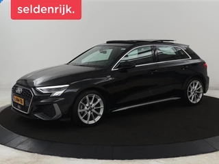 Audi A3 30 TFSI S edition | Panoramadak | Sportstoelen |  Virtual Cockpit | Carplay | Half leder | Full LED | Parkeerhulp | Cruise control | Bluetooth | Climate control | Navigatie | S Line