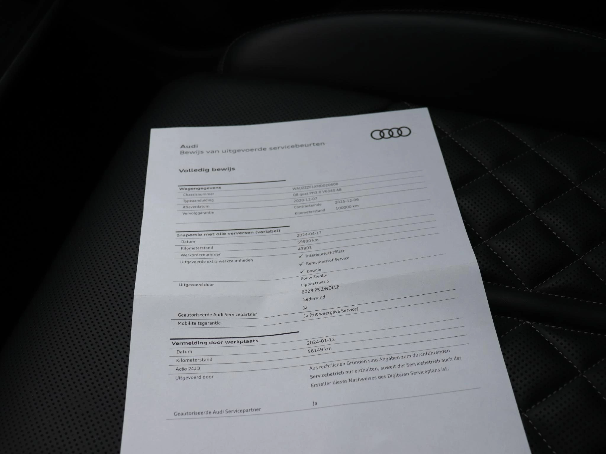 Hoofdafbeelding Audi Q8