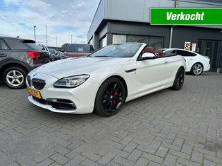 Hoofdafbeelding BMW 6 Serie BMW 6 Serie 640i Cabrio High Executive Navi Leder 63000 KM !!