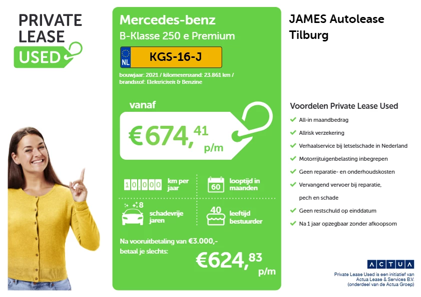 Hoofdafbeelding Mercedes-Benz B-Klasse