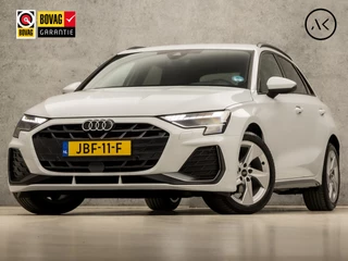 Audi A3 Sportback 30 TFSI S-Line Sport Automaat (2X S-LINE, APPLE CARPLAY, HEAD-UP DISPLAY, SONOS AUDIO, GROOT NAVI, CAMERA, LEDEREN SPORTSTOELEN, STOELVERWARMING, ADAPTIVE CRUISE, SFEERVERLICHTING, KEYLESS, NIEUWSTAAT)