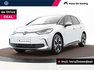 Volkswagen ID.3 Pro Business 58 kWh accu, 150 kW / 204 pk Hatchbac · Variabele laadbodem · Velgen 'wellington', 19 inch lichtmetaal zwart · EKDeal · Privatelease 510,- per maand! · Snel uit voorraad rijden! · Incl. Inruilvoordeel