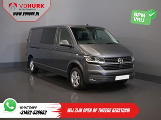 Volkswagen Transporter 2.0 TDI 150 pk DSG Aut. L2 DC Dubbel Cabine LED/ Adapt.Cruise/ Standkachel/ Stoelverw./ Carplay/ Camera/ PDC/ LMV/ Trekhaak/ Airco